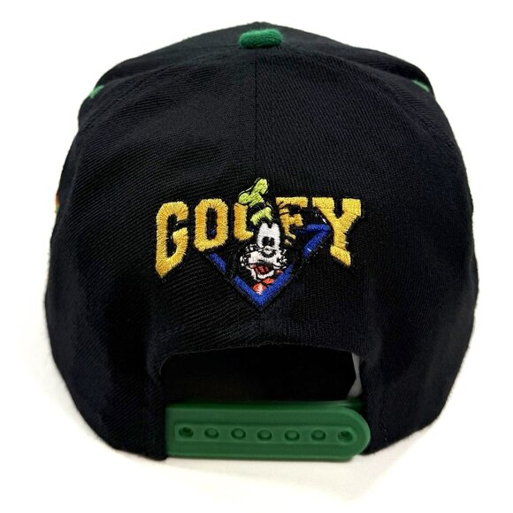 Vintage 90s Drew Pearson Goofy Embroidered Wraparound Snapback Hat 100% Wool - Picture 7 of 10